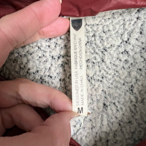 Kuhl Tan Teddy Bear Fleece Zip Up Jacket with Zip Pockets and Hood Size Medium - Picture 7 of 8